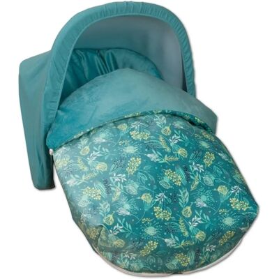 Pokrowiec na Fotelik Dziecięcy Babyline Garden Verde - Grupa 0 Polar Wodoodporny Pokrowiec na Fotelik Dziecięcy Babyline Garden Verde - Grupa 0 Polar Wodoodporny