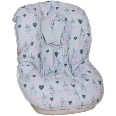 Housse de Siège Auto Babyline - Licorne - Respirante, Universelle Housse de Siège Auto Babyline - Licorne - Respirante, Universelle