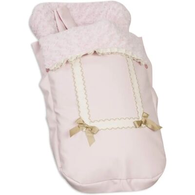 BABYLINE Leather Rosa - Śpiworek do wózka, Uniwersalny, Wyjmowana podszewka BABYLINE Leather Rosa - Śpiworek do wózka, Uniwersalny, Wyjmowana podszewka