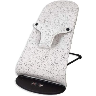 Housse de confetti blanc BABYLINE pour chaise longue - 35x24cm, 2 pièces Housse de confetti blanc BABYLINE pour chaise longue - 35x24cm, 2 pièces