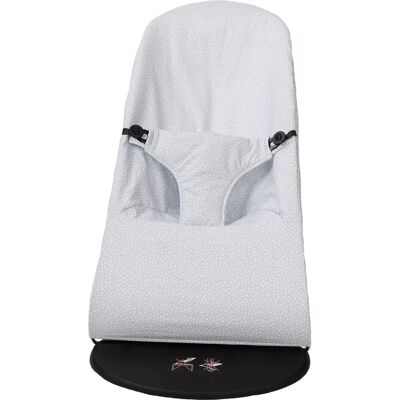 Babyjörn Babyline Hemelse Sterren Grijze Piqué Cover - Baby Hangmat Cover Babyjörn Babyline Hemelse Sterren Grijze Piqué Cover - Baby Hangmat Cover