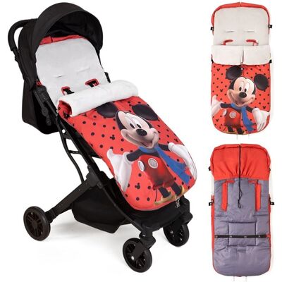 Interbaby Baby Autostoelhoes - Universeel Mickey Rood Winter Interbaby Baby Autostoelhoes - Universeel Mickey Rood Winter