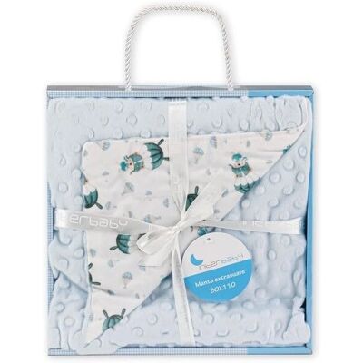 Copriletto per bambini Interbaby - Blu - Copriletto per bebé Copriletto per bambini Interbaby - Blu - Copriletto per bebé