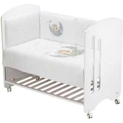 Ensemble de Literie Bébé Interbaby - Gris, 60x120cm, Hypoallergénique - Publicité Ensemble de Literie Bébé Interbaby - Gris, 60x120cm, Hypoallergénique - Publicité