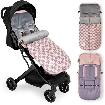 Interbaby Roze Marine Ster Universele Waterdichte Voetenzak - Kinderwagen Accessoires Interbaby Roze Marine Ster Universele Waterdichte Voetenzak - Kinderwagen Accessoires