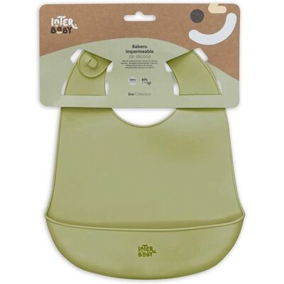 Bavoir en Silicone Rose et Vert Olive - Interbaby SI002-74 - Bavoir pour bébé Bavoir en Silicone Rose et Vert Olive - Interbaby SI002-74 - Bavoir pour bébé
