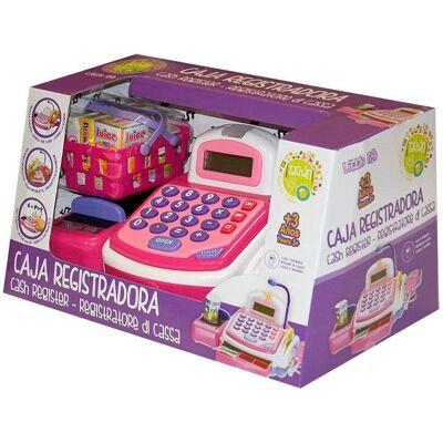 TACHAN Registratore di Cassa Rosa - Giocattolo TACHAN Registratore di Cassa Rosa - Giocattolo