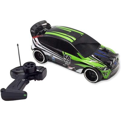 Tachan Voiture Rally Extreme 1:16 Télécommande - Multicolore - Publicité Tachan Voiture Rally Extreme 1:16 Télécommande - Multicolore - Publicité
