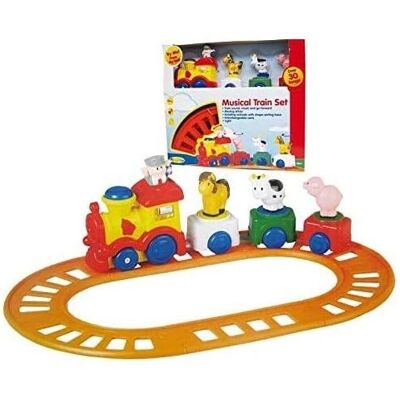 TACHAN Treno Musical della Fattoria - Tren Giocattolo con 30+ Melodie, Vagoni Intercambiabili, Luce & Musica TACHAN Treno Musical della Fattoria - Tren Giocattolo con 30+ Melodie, Vagoni Intercambiabili, Luce & Musica