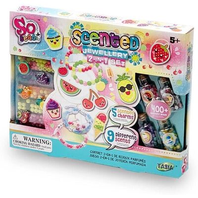 Set Tachan 2 in 1 per creare gioielli - Gioielli profumati per bambini Set Tachan 2 in 1 per creare gioielli - Gioielli profumati per bambini