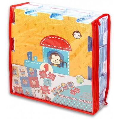 TACHAN Tappeto Eva 19 Pezzi - Animali del Treno - Tappeto Gioco per Bambini TACHAN Tappeto Eva 19 Pezzi - Animali del Treno - Tappeto Gioco per Bambini