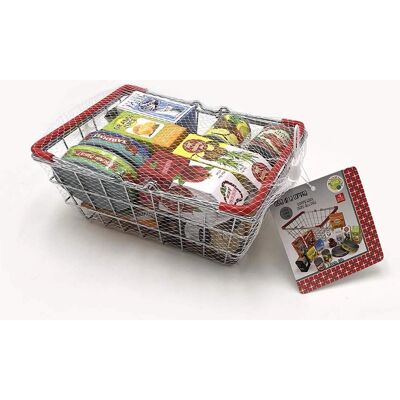 Cestino della spesa in metallo TACHAN - 15 pezzi, Multicolore, Per 5-8 Anni Cestino della spesa in metallo TACHAN - 15 pezzi, Multicolore, Per 5-8 Anni