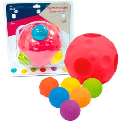 Palla Meteora Tachan con 5 Mini Palline - Giocattolo bebé Palla Meteora Tachan con 5 Mini Palline - Giocattolo bebé