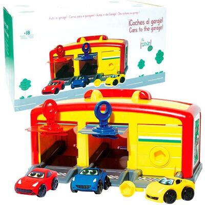 Garage Tachan con 3 Auto - Giocattolo per Bambini Garage Tachan con 3 Auto - Giocattolo per Bambini