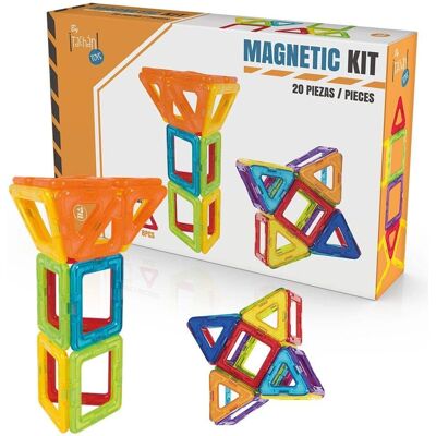 Kit Magnetico Tachan - 20 Pezzi - 3-6 Anni Kit Magnetico Tachan - 20 Pezzi - 3-6 Anni