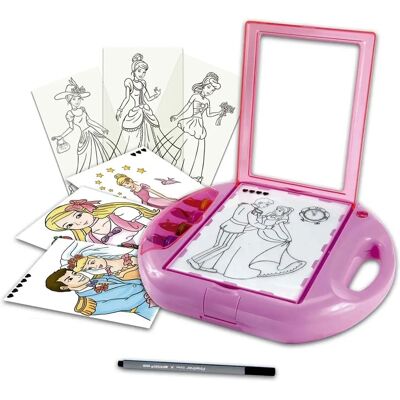 Table d'Étude de Mode Tachan avec Lumière - Jeu Créatif pour Enfants - Publicité Table d'Étude de Mode Tachan avec Lumière - Jeu Créatif pour Enfants - Publicité
