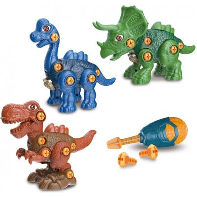 Tachan - Pack di 3 dinosauri - Multicolore - Set giocattolo Tachan - Pack di 3 dinosauri - Multicolore - Set giocattolo