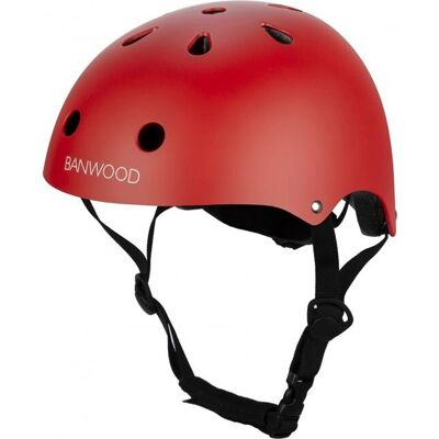 Kask rowerowy Banwood Classic+ - Czerwony - 3-7 lat - Bezpieczeństwo Dzieci Kask rowerowy Banwood Classic+ - Czerwony - 3-7 lat - Bezpieczeństwo Dzieci