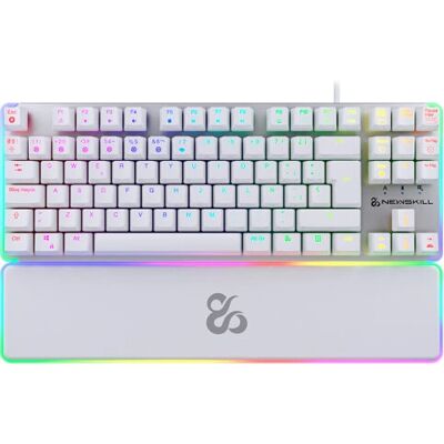 Teclado Newskill Gungnyr TKL Pro Marfil - RGB, Español, Con cable Teclado Newskill Gungnyr TKL Pro Marfil - RGB, Español, Con cable