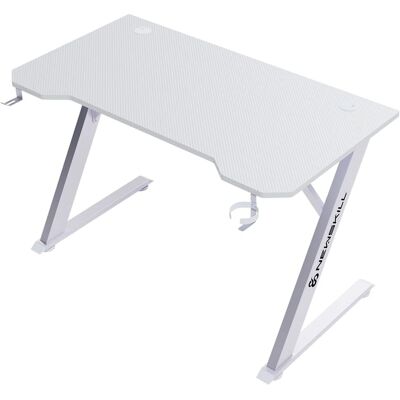 Bureau de Jeux Blanc Belenor Newskill - 120x60x63 cm - Publicité Bureau de Jeux Blanc Belenor Newskill - 120x60x63 cm - Publicité
