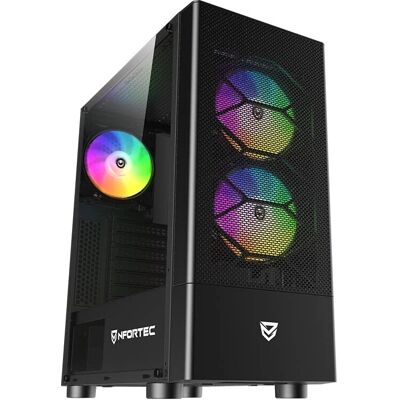 Nfortec Caelum RGB Obudowa ATX do PC - Tower Gaming Nfortec Caelum RGB Obudowa ATX do PC - Tower Gaming