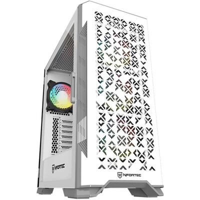 Nfortec Nekkar Torre Blanca PC - Caja Gaming Nfortec Nekkar Torre Blanca PC - Caja Gaming