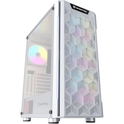 Nfortec NF-CS-AZIR-W Torre ATX Bianca - Gaming Nfortec NF-CS-AZIR-W Torre ATX Bianca - Gaming