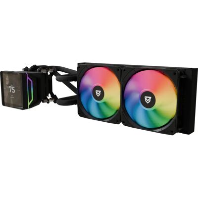 Nfortec NF-SFAN-SEDNA-240 Resfriador Líquido Preto - Sistema de Refrigeração Nfortec NF-SFAN-SEDNA-240 Resfriador Líquido Preto - Sistema de Refrigeração