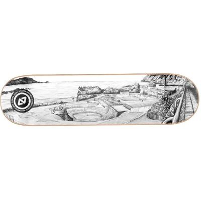 Hydroponic Spot Series 8.0 Skateboard Deck - Silber Hydroponic Spot Series 8.0 Skateboard Deck - Silber