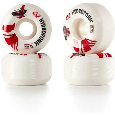 Roues de Skate Hydroponic 52mm - Dureté 100A - Rue & Tricks - Publicité Roues de Skate Hydroponic 52mm - Dureté 100A - Rue & Tricks - Publicité