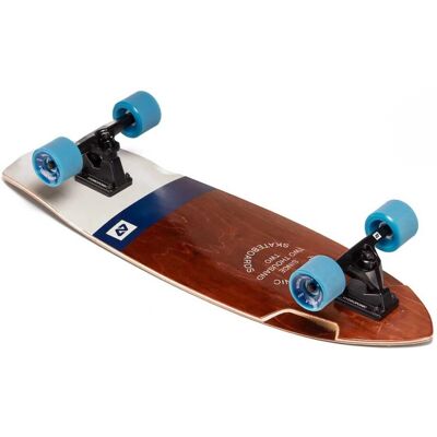 Hydroponic Diamond Vintage Brown Surfskate - Skateboard inspiré par une planche de surf - Publicité Hydroponic Diamond Vintage Brown Surfskate - Skateboard inspiré par une planche de surf - Publicité