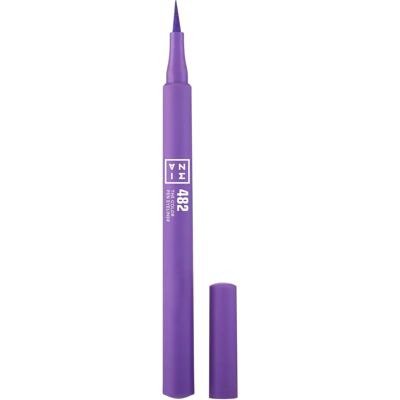 3INA The Color Pen Eyeliner - Violet - Stylo eyeliner 482 - 1 ml - Publicité 3INA The Color Pen Eyeliner - Violet - Stylo eyeliner 482 - 1 ml - Publicité