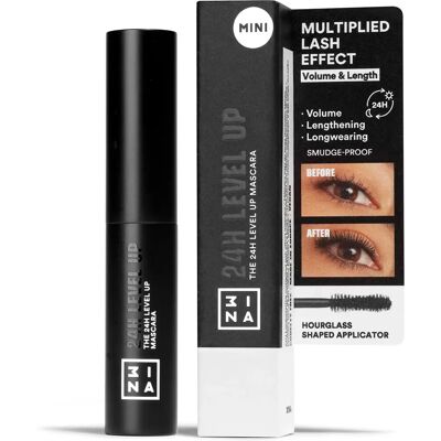 3INA The 24H Level Up Mascara Mini - Negro - Máscara 3INA The 24H Level Up Mascara Mini - Negro - Máscara