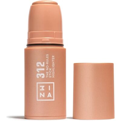 3INA The No-Rules Stick Transparent Rose Gold - Multifunktionsstift 3INA The No-Rules Stick Transparent Rose Gold - Multifunktionsstift