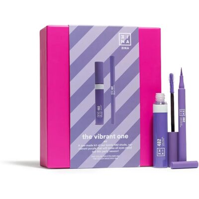3INA The Vibrant One Makeup Set - Eyeliner & Mascara for Eyes 3INA The Vibrant One Makeup Set - Eyeliner & Mascara for Eyes