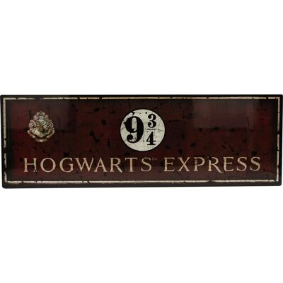 Affiche en verre Harry Potter Hogwarts Express - Wallscroll - 60x20cm Affiche en verre Harry Potter Hogwarts Express - Wallscroll - 60x20cm