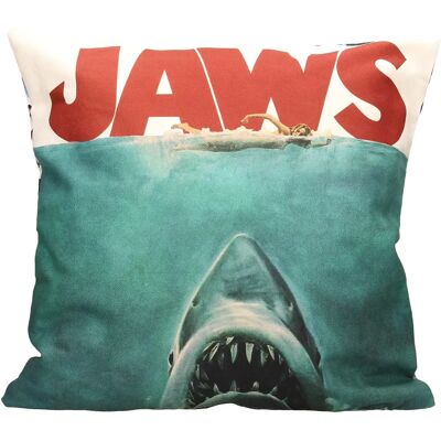 Almohadón Cuadrado Collage de Póster de JAWS - 80635 Almohadón Cuadrado Collage de Póster de JAWS - 80635