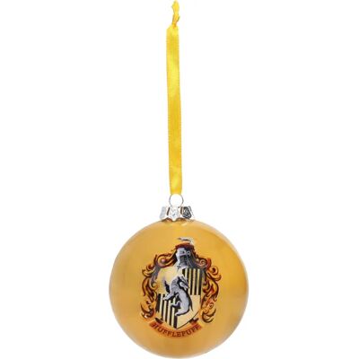 Decoração de árvore Harry Potter Hufflepuff - Ornamento de Natal Decoração de árvore Harry Potter Hufflepuff - Ornamento de Natal