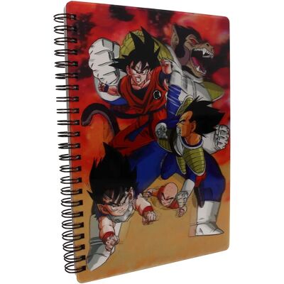 Cahier SD Toys Goku Vegeta 3D - Rétro - Multicolore - A5 - Publicité Cahier SD Toys Goku Vegeta 3D - Rétro - Multicolore - A5 - Publicité