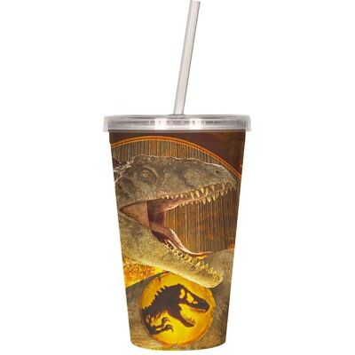 SD Toys Jurassic World: Dominion Mok - Lenticulair Glas - 50cl SD Toys Jurassic World: Dominion Mok - Lenticulair Glas - 50cl