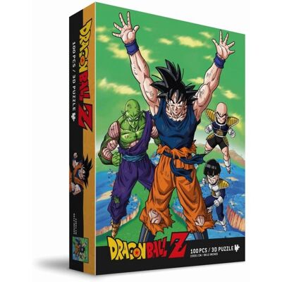 Quebra-cabeça Dragon Ball Z SD Toys - Efeito 3D Namek Heroes - 100 Peças Quebra-cabeça Dragon Ball Z SD Toys - Efeito 3D Namek Heroes - 100 Peças