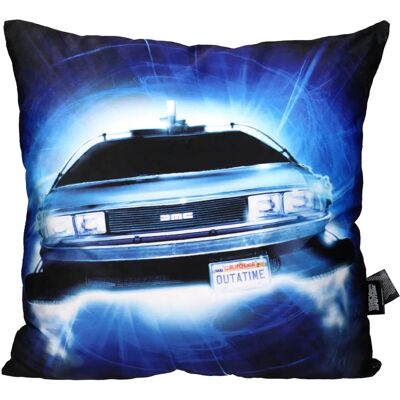 SD Toys Terug naar de Toekomst Delorean Roads Kussen - 45cm SD Toys Terug naar de Toekomst Delorean Roads Kussen - 45cm