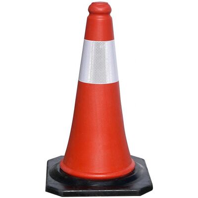 Cono di Segnalazione WOLFPACK LINEA PROFESIONALE 50 cm Base in Gomma - Segnaletica esterna Cono di Segnalazione WOLFPACK LINEA PROFESIONALE 50 cm Base in Gomma - Segnaletica esterna
