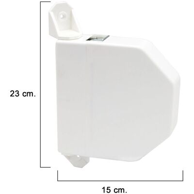 Accessorio per persiana Forged Tool 05250009 - Supporti a parete in plastica pieghevoli Accessorio per persiana Forged Tool 05250009 - Supporti a parete in plastica pieghevoli
