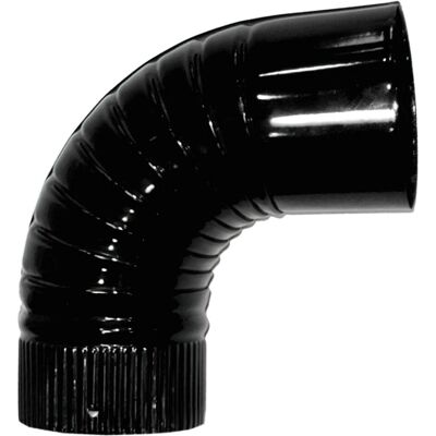Wolfpack 22011095 tubo del camino - Vetrificato 90mm per stufe a legna Wolfpack 22011095 tubo del camino - Vetrificato 90mm per stufe a legna