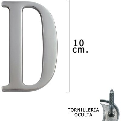 SmartGroup WOLFPACK LINEA PROFESIONALE Lettera Metal D - 10 cm SmartGroup WOLFPACK LINEA PROFESIONALE Lettera Metal D - 10 cm