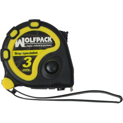 WOLFPACK 02302000 Fita métrica - 3m, Freio, Soft-Touch WOLFPACK 02302000 Fita métrica - 3m, Freio, Soft-Touch