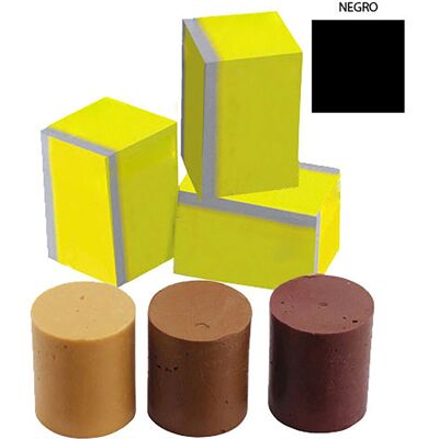 Agente di Restauro del Legno - Cera Riparatrice - 70g - Nero Agente di Restauro del Legno - Cera Riparatrice - 70g - Nero