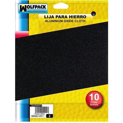 WOLFPACK Sandpapper - Metall Kross 3 - Paket med 10 WOLFPACK Sandpapper - Metall Kross 3 - Paket med 10