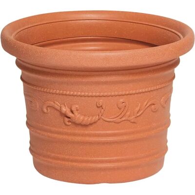SmartGroup Saturnia - Vaso de Resina 40cm - Resistente ao Exterior SmartGroup Saturnia - Vaso de Resina 40cm - Resistente ao Exterior